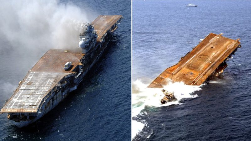 US Navy Sinks Ex-USS Oriskany to Create Artificial Reef