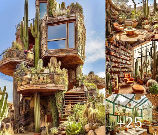 Explore the Beautiful Cactus House: A Unique Oasis of Greenery