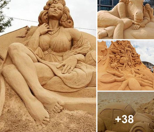 Shaping Marvels in Granules: Revealing the Intricate Artistry of Sand Sculptures