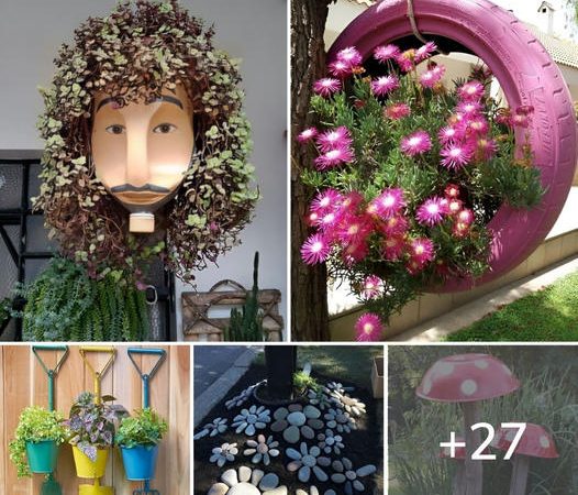 27 Simple Garden Art Ideas You Can Do Yourself