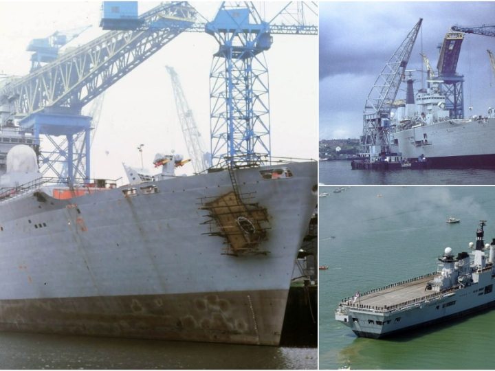 Fitting Out the Invincible-Class Aircraft Carrier ILLUSTRIOUS: A Swift Departure for the Falklands